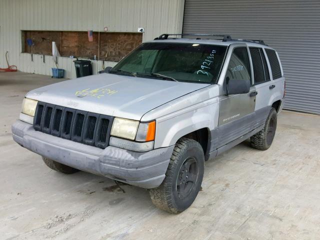 1J4GZ58S7TC395850 - 1996 JEEP GRAND CHER GRAY photo 2