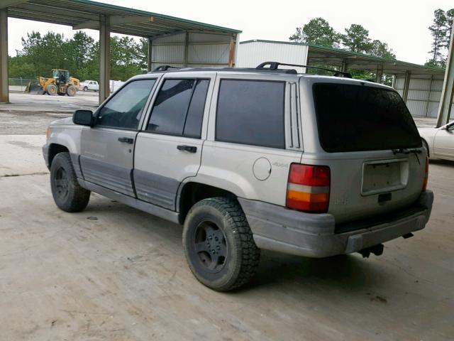 1J4GZ58S7TC395850 - 1996 JEEP GRAND CHER GRAY photo 3