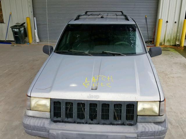 1J4GZ58S7TC395850 - 1996 JEEP GRAND CHER GRAY photo 9