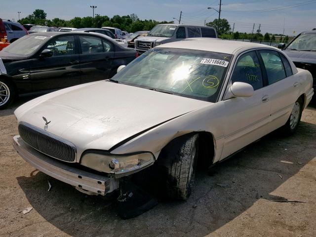 1G4CW54K414241313 - 2001 BUICK PARK AVENU WHITE photo 2