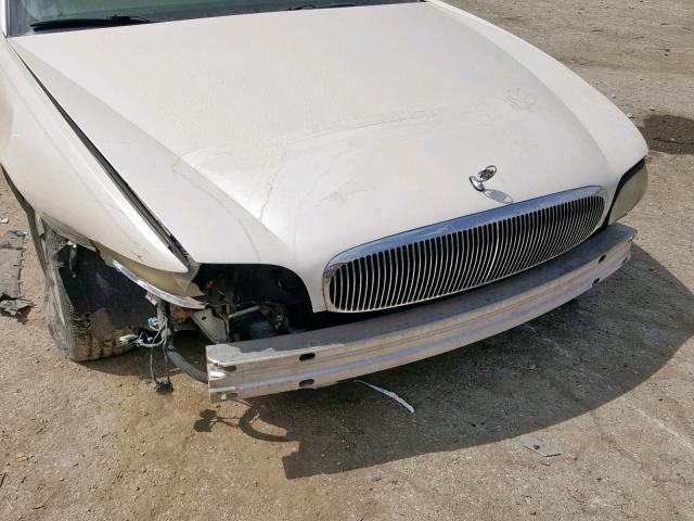 1G4CW54K414241313 - 2001 BUICK PARK AVENU WHITE photo 9