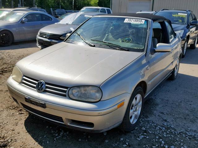 3VWDC21V41M809396 - 2001 VOLKSWAGEN CABRIO GLX 银色 照片 2