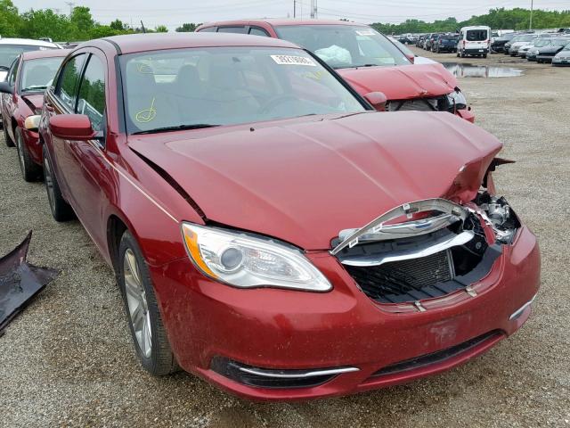 1C3CCBBB2CN142795 - 2012 CHRYSLER 200 TOURIN RED photo 1