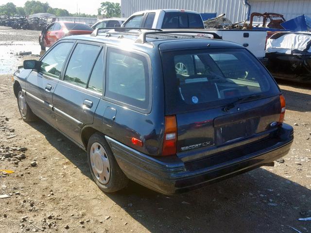 1FASP15J5SW320870 - 1995 FORD ESCORT LX GREEN photo 3