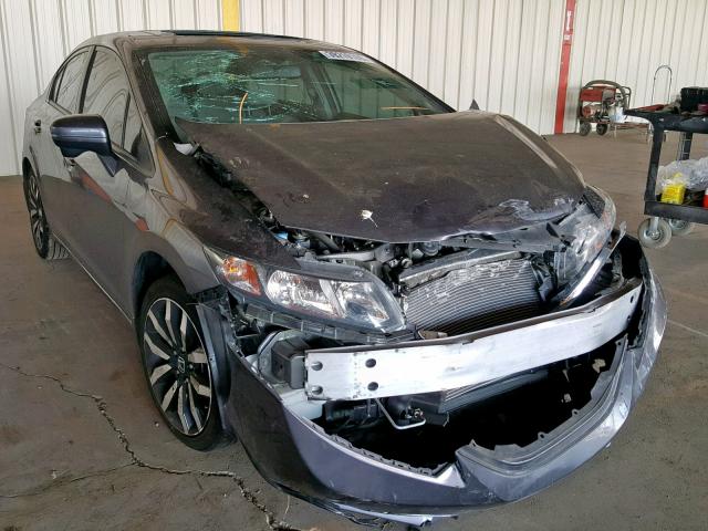19XFB2F93EE239983 - 2014 HONDA CIVIC EXL 灰色 照片 1