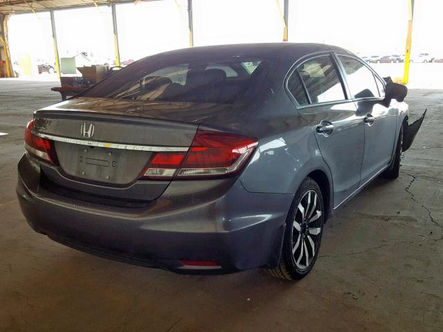 19XFB2F93EE239983 - 2014 HONDA CIVIC EXL 灰色 照片 4