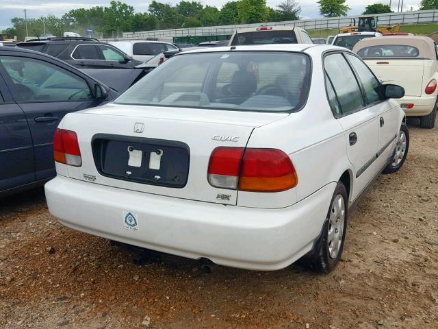 JHMEJ6527VS007134 - 1997 HONDA CIVIC DX WHITE photo 4