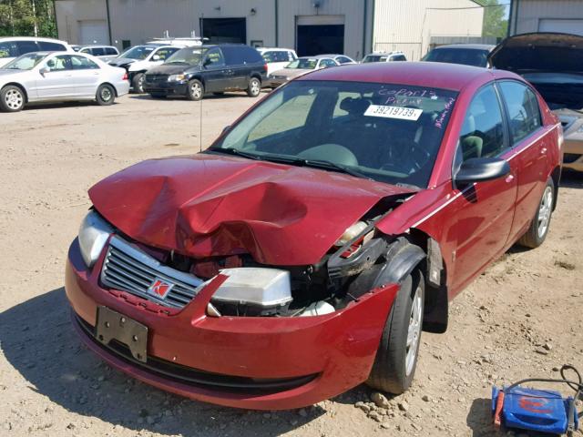 1G8AJ55F56Z101528 - 2006 SATURN ION LEVEL RED photo 2