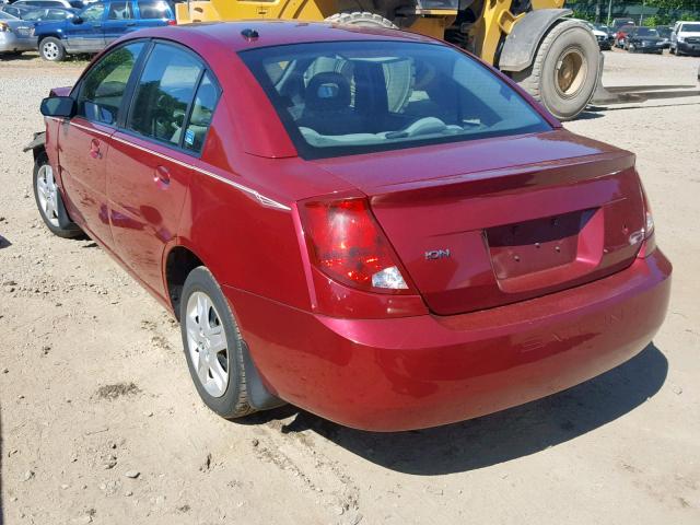 1G8AJ55F56Z101528 - 2006 SATURN ION LEVEL RED photo 3