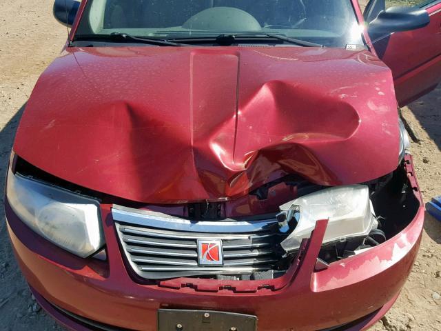 1G8AJ55F56Z101528 - 2006 SATURN ION LEVEL RED photo 7