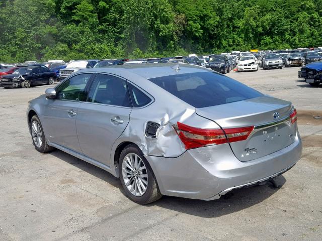 4T1BD1EBXJU060290 - 2018 TOYOTA AVALON HYB SILVER photo 3