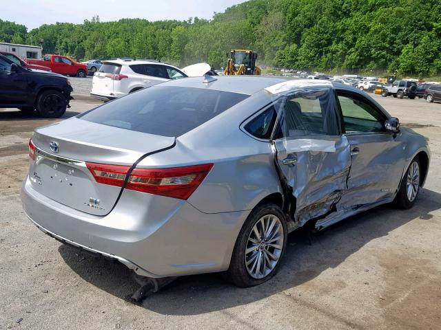 4T1BD1EBXJU060290 - 2018 TOYOTA AVALON HYB SILVER photo 4