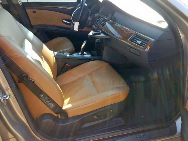 WBANV93568CZ67559 - 2008 BMW 535 XI TAN photo 5