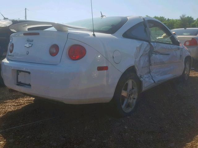 1G1AT18H997162184 - 2009 CHEVROLET COBALT LT WHITE photo 4