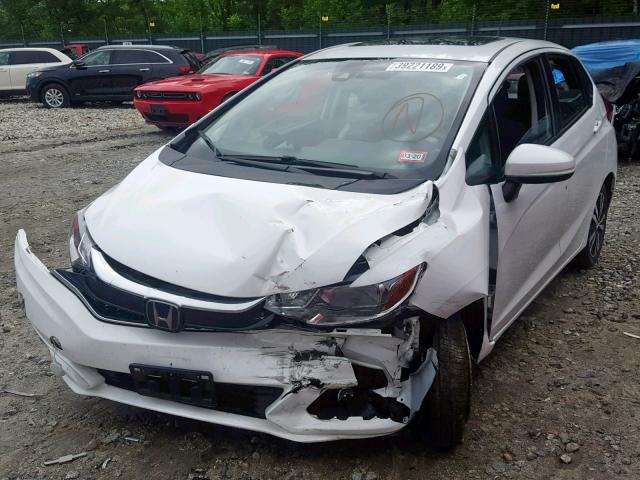 3HGGK5G80JM726281 - 2018 HONDA FIT EX WHITE photo 2