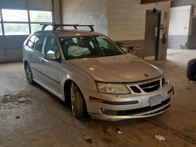 YS3FD59Y671119155 - 2007 SAAB 9-3 2.0T SILVER photo 1