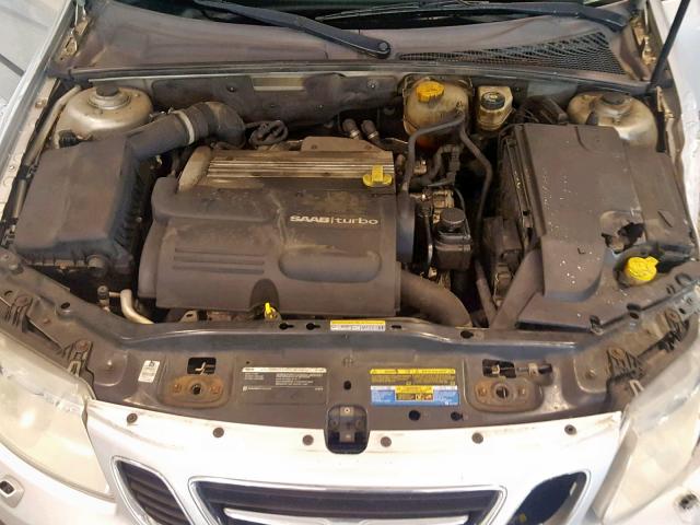 YS3FD59Y671119155 - 2007 SAAB 9-3 2.0T SILVER photo 7