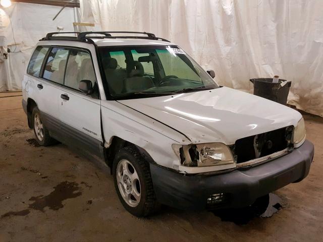 JF1SF63512H716871 - 2002 SUBARU FORESTER L WHITE photo 1