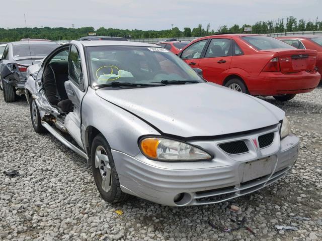 1G2NE52TX1M565981 - 2001 PONTIAC GRAND AM S SILVER photo 1