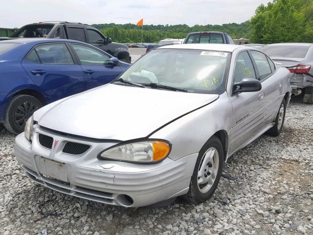 1G2NE52TX1M565981 - 2001 PONTIAC GRAND AM S SILVER photo 2
