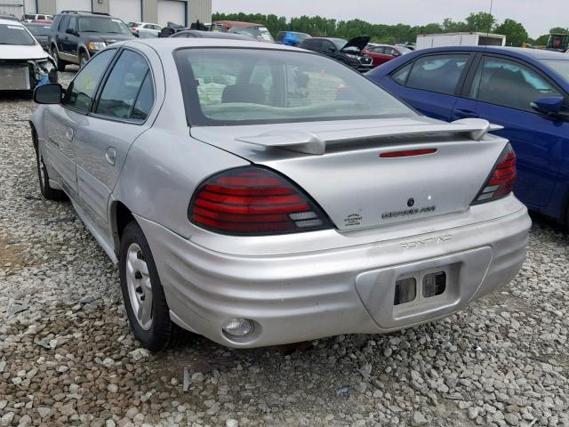 1G2NE52TX1M565981 - 2001 PONTIAC GRAND AM S SILVER photo 3