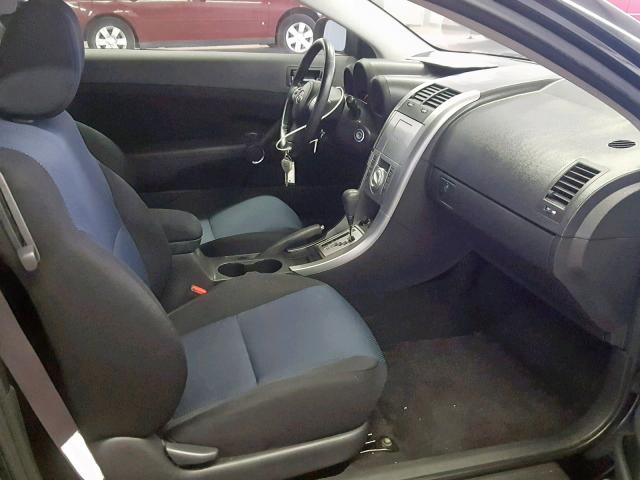 JTKDE177170198733 - 2007 TOYOTA SCION TC BLACK photo 5