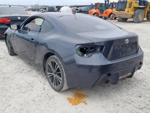 JF1ZNAA18D1717628 - 2013 TOYOTA SCION FR-S BLACK photo 3