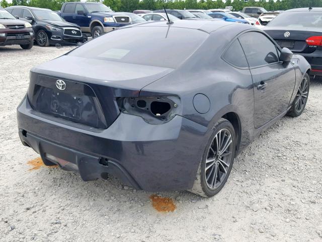 JF1ZNAA18D1717628 - 2013 TOYOTA SCION FR-S BLACK photo 4