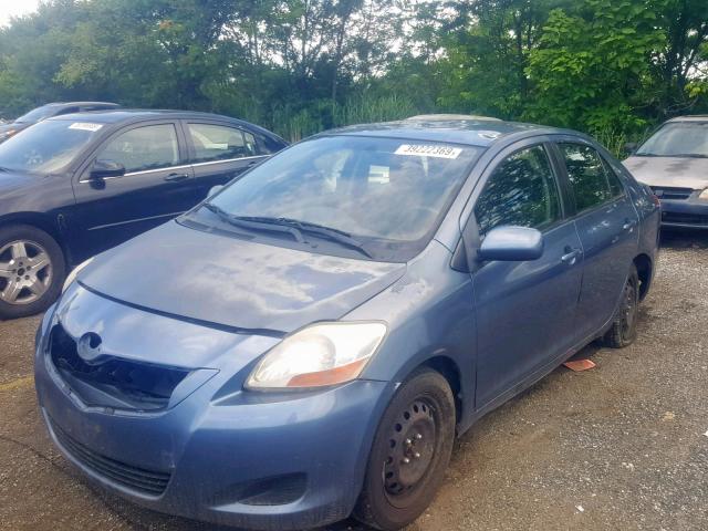 JTDBT903094059523 - 2009 TOYOTA YARIS BLUE photo 2