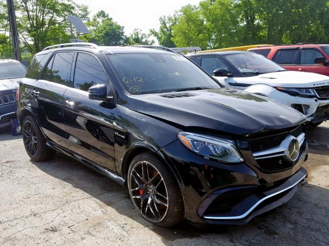 4JGDA7FB7GA631599 - 2016 MERCEDES-BENZ GLE 63 AMG BLACK photo 1