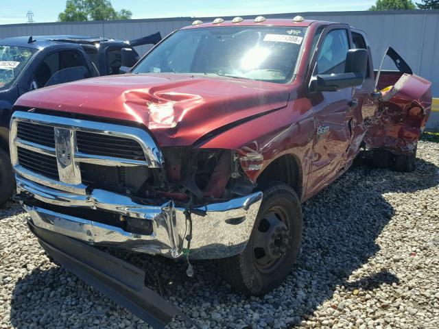 3C63DRGL6CG165676 - 2012 DODGE RAM 3500 S RED photo 2