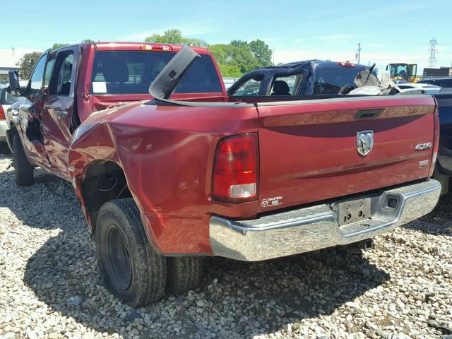 3C63DRGL6CG165676 - 2012 DODGE RAM 3500 S RED photo 3