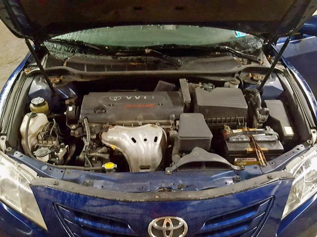 4T1BE46K87U176674 - 2007 TOYOTA CAMRY NEW BLUE photo 7