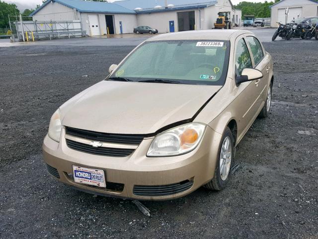 1G1AL55F767752776 - 2006 CHEVROLET COBALT LT TAN photo 2