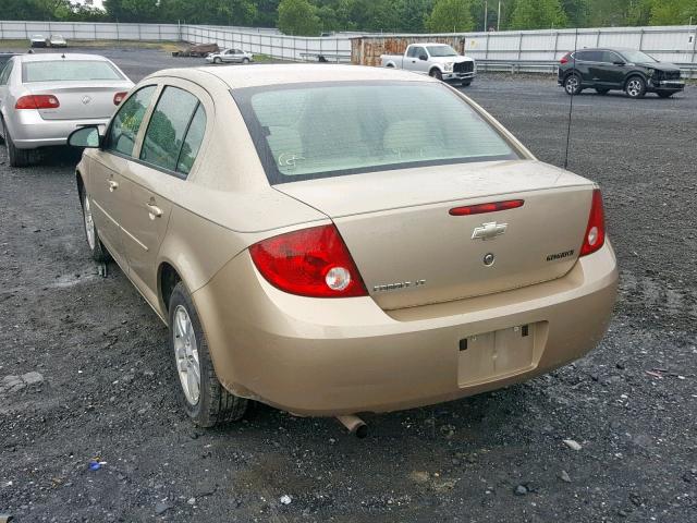 1G1AL55F767752776 - 2006 CHEVROLET COBALT LT TAN photo 3