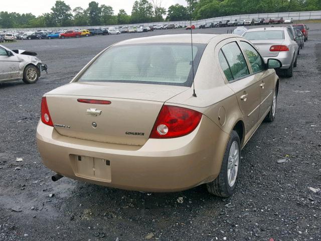 1G1AL55F767752776 - 2006 CHEVROLET COBALT LT TAN photo 4