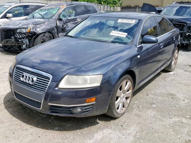 WAUAH74F66N176483 - 2006 AUDI A6 3.2 CHARCOAL photo 2