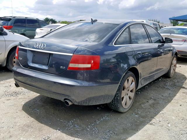 WAUAH74F66N176483 - 2006 AUDI A6 3.2 CHARCOAL photo 4