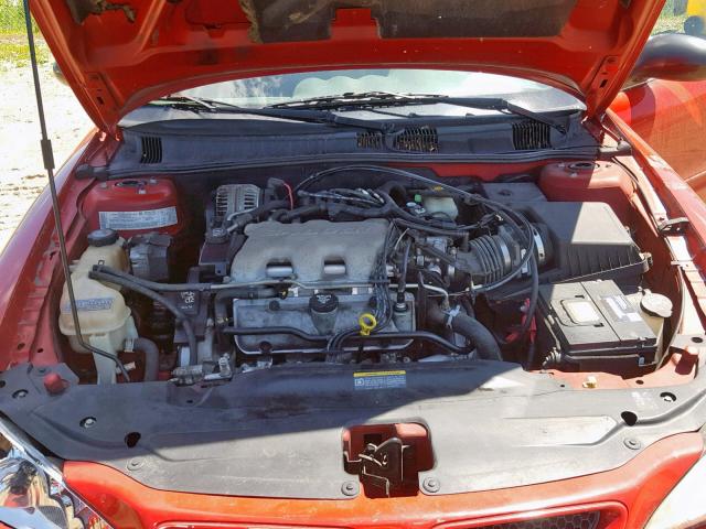 1G2NF52E34M536051 - 2004 PONTIAC GRAND AM S RED photo 7