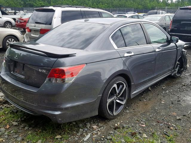 1HGCP3F83AA012941 - 2010 HONDA ACCORD EXL GRAY photo 4