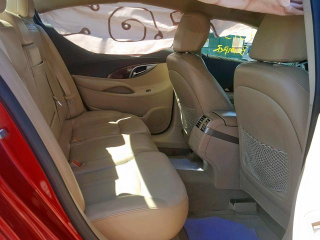 1G4GC5ER2CF243509 - 2012 BUICK LACROSSE RED photo 6