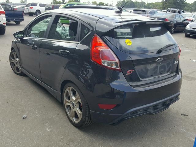 3FADP4GX7EM144968 - 2014 FORD FIESTA ST BLACK photo 3