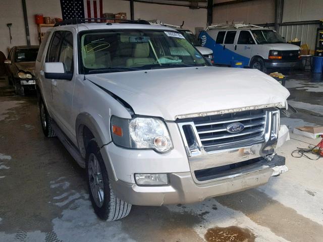 1FMEU6EE9AUA64593 - 2010 FORD EXPLORER E WHITE photo 1