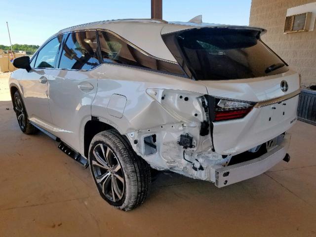 JTJGZKCA6J2006604 - 2018 LEXUS RX 350 L WHITE photo 3