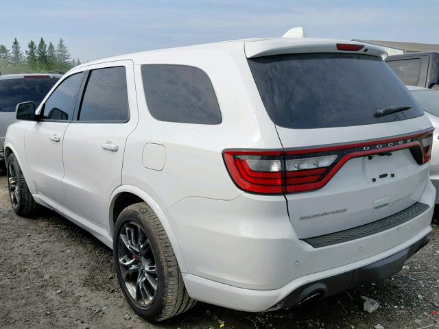 1C4SDJGJ4JC222154 - 2018 DODGE DURANGO SR WHITE photo 3