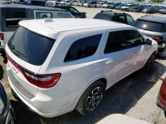 1C4SDJGJ4JC222154 - 2018 DODGE DURANGO SR WHITE photo 4