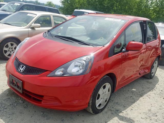 JHMGE8H38CC006675 - 2012 HONDA FIT RED photo 2