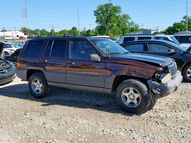 1J4GZ58S4VC658248 - 1997 JEEP GRAND CHER BURGUNDY photo 9