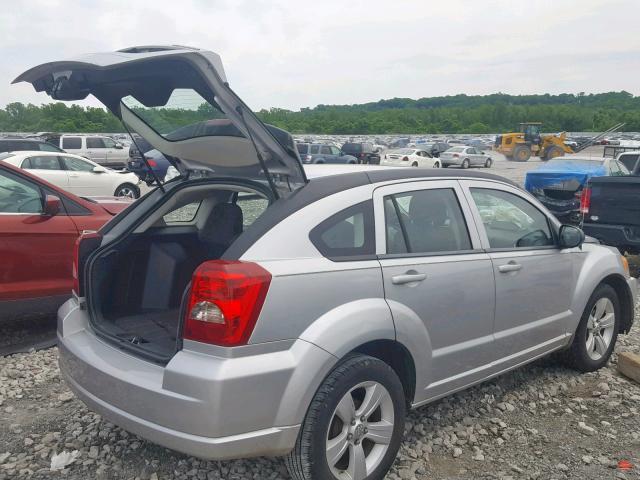 1B3CB3HA7BD242626 - 2011 DODGE CALIBER MA SILVER photo 4