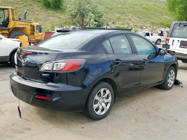 JM1BL1U7XD1847752 - 2013 MAZDA 3 I BLACK photo 4